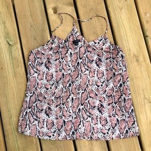 Dynamite Snakeskin Cami